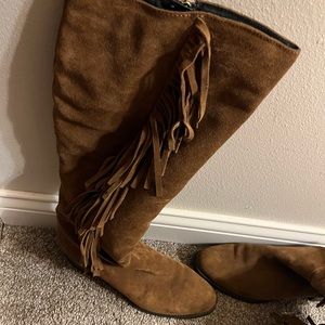 Karen Millen fringe boots